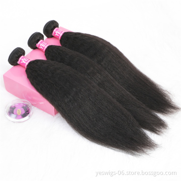 Wholesale Brazilian Free Sample Virgin Cuticle Aligned Hair 10a 12a Grade Yaki Kinky Straight Human Hair Bundles Hair Extension